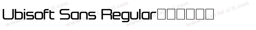 Ubisoft Sans Regular字体转换